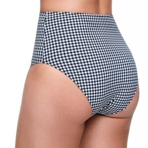 Forever 21 high waisted bikini bottom full coverage- herringbone